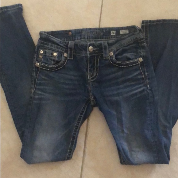 Miss me signature rise straight jeans. Size 26 - Picture 3 of 3